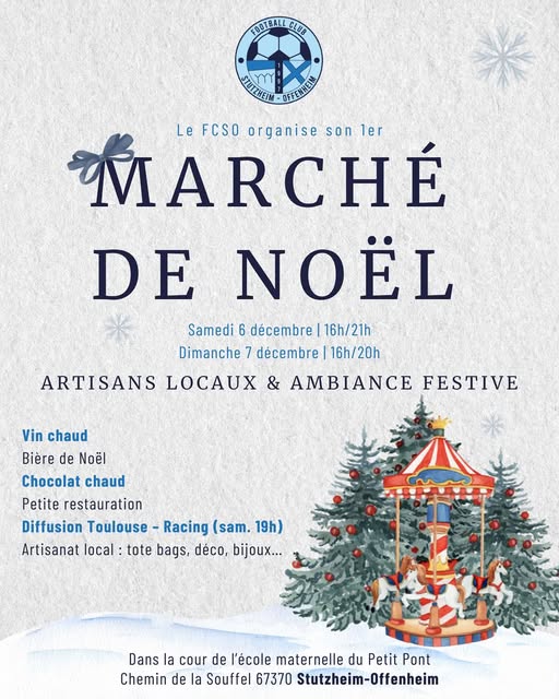 Marché de Noël 2025 foot